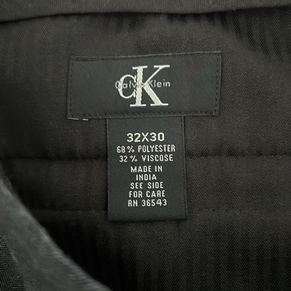 Calvin Klein Black Dress Pants Elegant Design - Picture 5 of 5